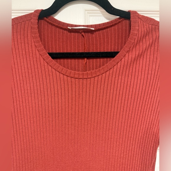 Reformation Rust Long Sleeve Dress - Picture 6 of 8